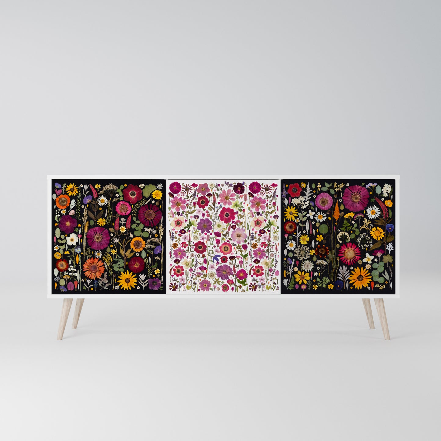 DAYNITE GARDEN Madia a 3 Ante in Finitura Bianca