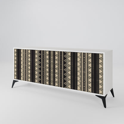 AZTEC Madia a 3 Ante in Finitura Bianca