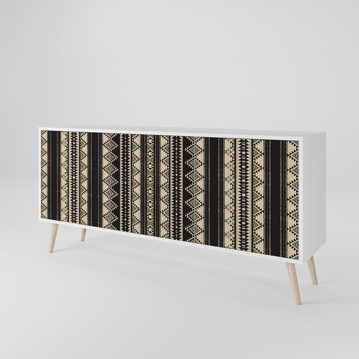 AZTEC Madia a 3 Ante in Finitura Bianca