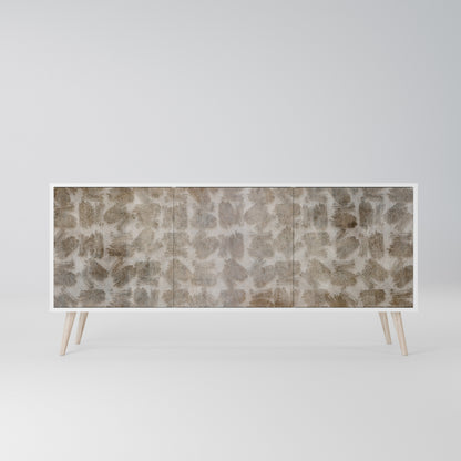 SLIGHTLY BLURRED 3-Door Sideboard in White Finish