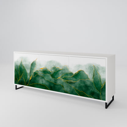 EXPENSIVE NATURE 3-Door Sideboard in White Finish