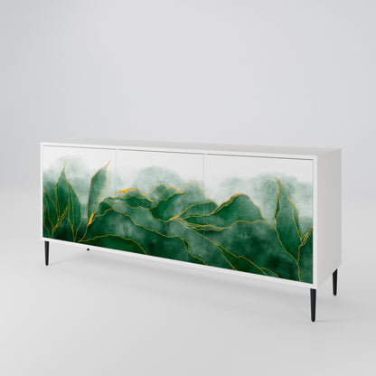 EXPENSIVE NATURE 3-Door Sideboard in White Finish