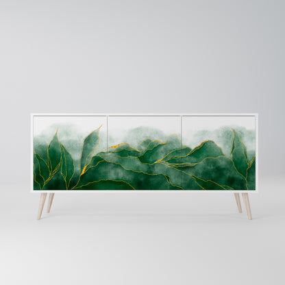 EXPENSIVE NATURE 3-Door Sideboard in White Finish