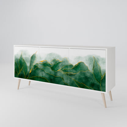 EXPENSIVE NATURE 3-Door Sideboard in White Finish