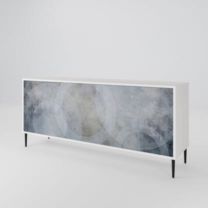 MUTED ARC Madia a 3 Ante in Finitura Bianca