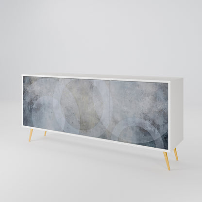 MUTED ARC Madia a 3 Ante in Finitura Bianca