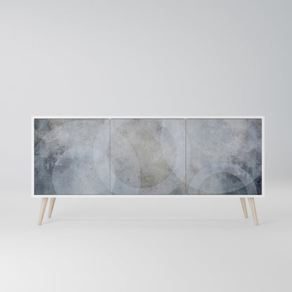 MUTED ARC Madia a 3 Ante in Finitura Bianca