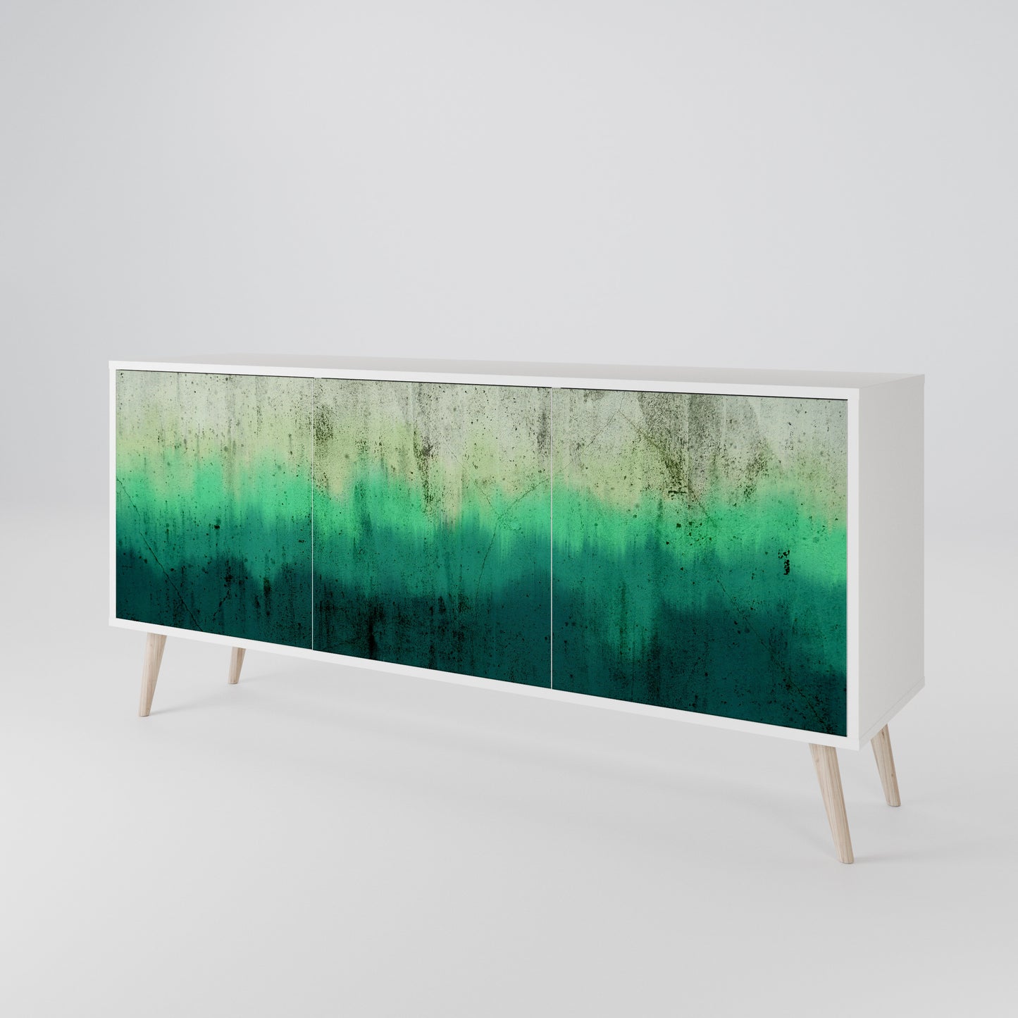 NORTHERN LIGHTS Madia a 3 Ante in Finitura Bianca