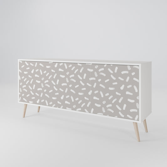 PASSING SECONDS 3-Door Sideboard in White Finish