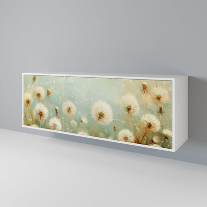 DREAMY MEADOW Madia a 3 Ante in Finitura Bianca