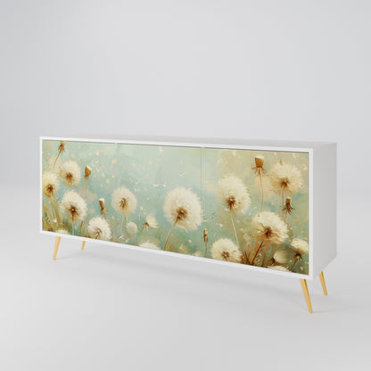 DREAMY MEADOW Madia a 3 Ante in Finitura Bianca