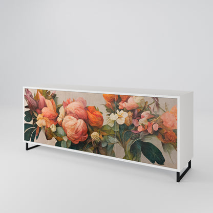STYLISH BEAUTY Madia a 3 Ante in Finitura Bianca