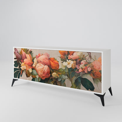 STYLISH BEAUTY Madia a 3 Ante in Finitura Bianca