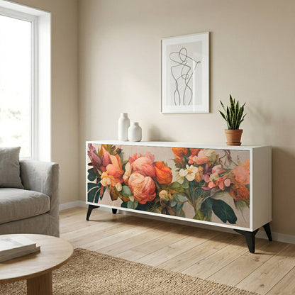 STYLISH BEAUTY Madia a 3 Ante in Finitura Bianca