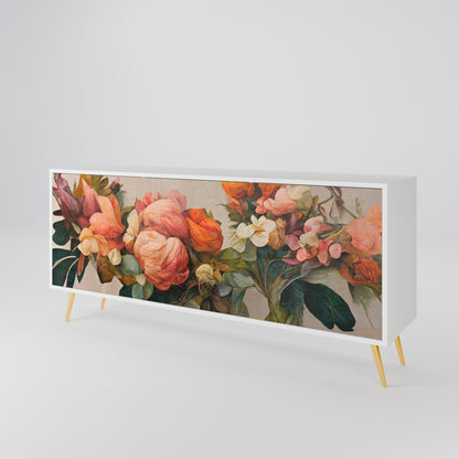 STYLISH BEAUTY Madia a 3 Ante in Finitura Bianca