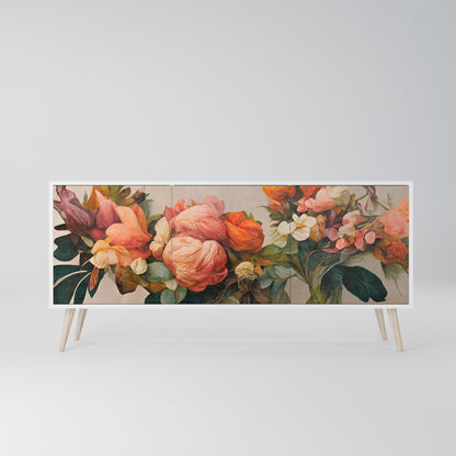 STYLISH BEAUTY Madia a 3 Ante in Finitura Bianca