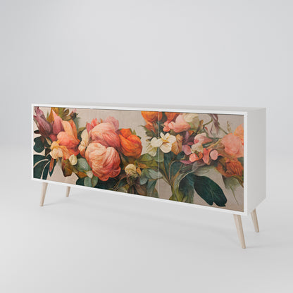 STYLISH BEAUTY Madia a 3 Ante in Finitura Bianca