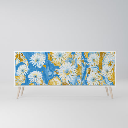DAISY LUXE Madia a 3 Ante in Finitura Bianca
