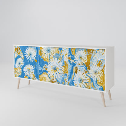 DAISY LUXE Madia a 3 Ante in Finitura Bianca