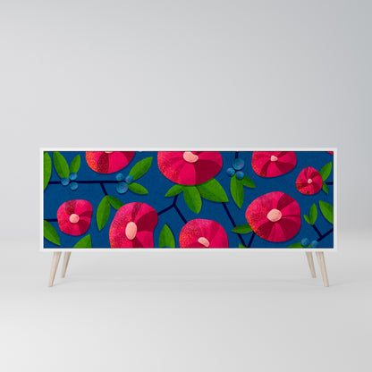 SPRING THOUGHTS Madia a 3 Ante in Finitura Bianca
