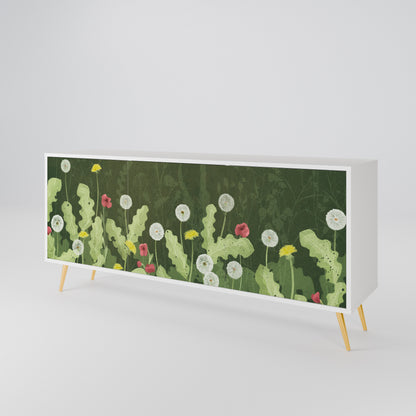 DANDELION AMUSE Madia a 3 Ante in Finitura Bianca