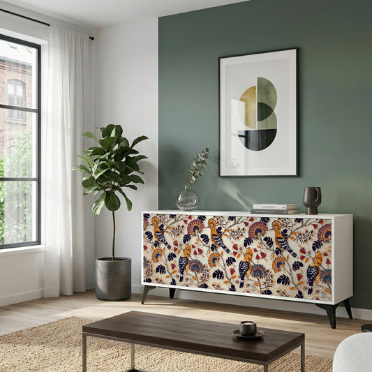 EMINENT HOOPOE Madia a 3 Ante in Finitura Bianca