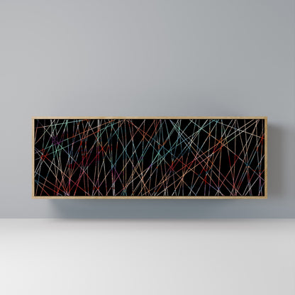 LUMINOUS SNARE 3-Door Sideboard in Oak Effect