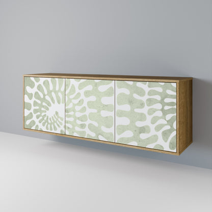 Credenza HELIX DANCE a 3 ante in effetto rovere