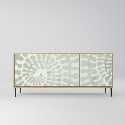 Credenza HELIX DANCE a 3 ante in effetto rovere