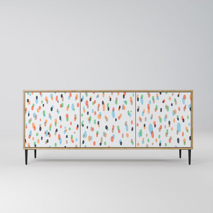ENERGETIC SPOTS 3-Door Sideboard in Oak Effect