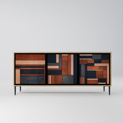 Credenza INTREPID FORMATION a 3 ante in effetto rovere