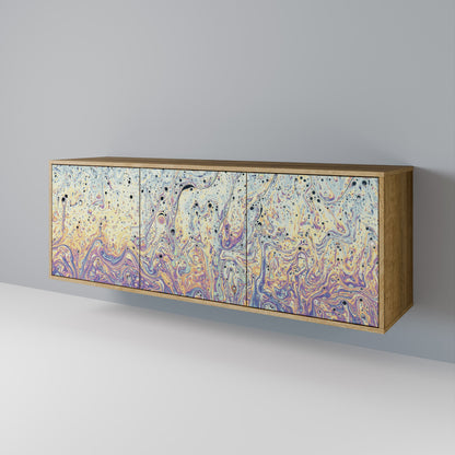 MOSAIC OF COLORS 3-Door Sideboard in Oak Effect