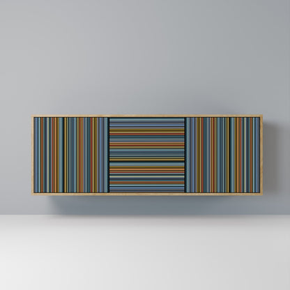 LINEOUT SPECTRUM 3-Door Sideboard in Oak Effect