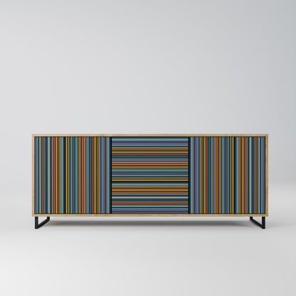 LINEOUT SPECTRUM 3-Door Sideboard in Oak Effect