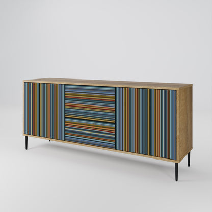 LINEOUT SPECTRUM 3-Door Sideboard in Oak Effect