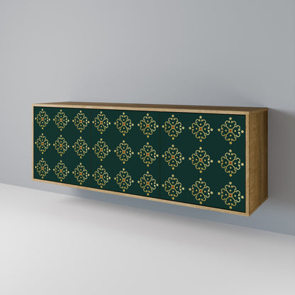 ROYAL MEDALLION 3-Door Sideboard in Oak Effect