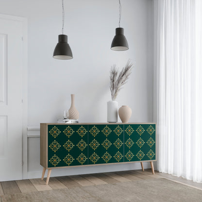 ROYAL MEDALLION 3-Door Sideboard in Oak Effect
