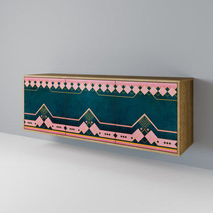 ROYAL COMPOSITION 3-Door Sideboard in Oak Effect