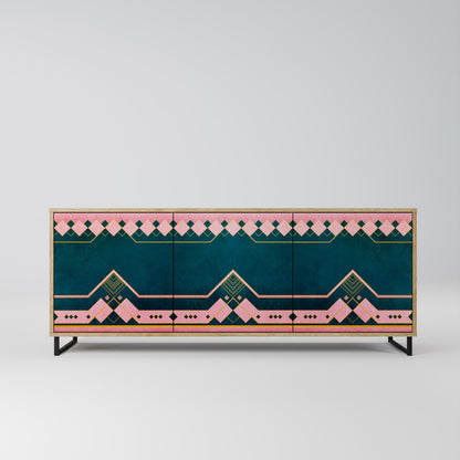 ROYAL COMPOSITION 3-Door Sideboard in Oak Effect