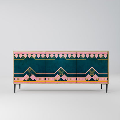 ROYAL COMPOSITION 3-Door Sideboard in Oak Effect