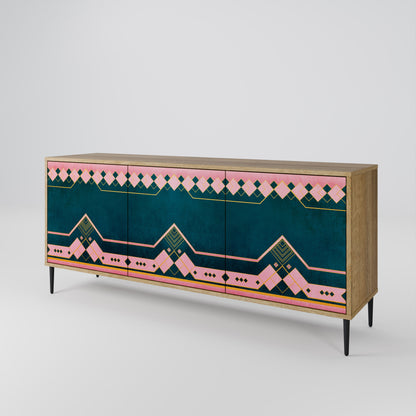 ROYAL COMPOSITION 3-Door Sideboard in Oak Effect