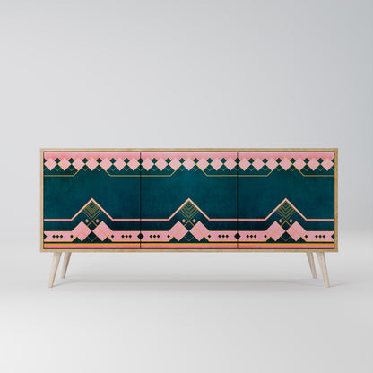 ROYAL COMPOSITION 3-Door Sideboard in Oak Effect