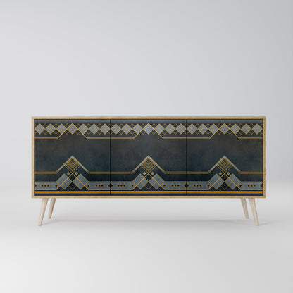 ROYAL ORDINARINESS 3-Door Sideboard in Oak Effect