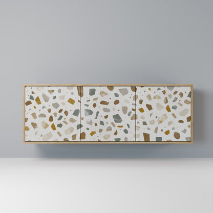 PIECES OF TOMORROW 3-Door Sideboard in Oak Effect