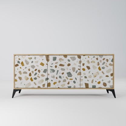 PIECES OF TOMORROW 3-Door Sideboard in Oak Effect
