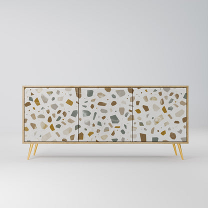 PIECES OF TOMORROW 3-Door Sideboard in Oak Effect