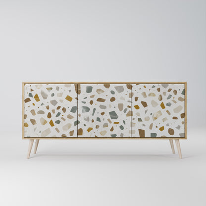 PIECES OF TOMORROW 3-Door Sideboard in Oak Effect