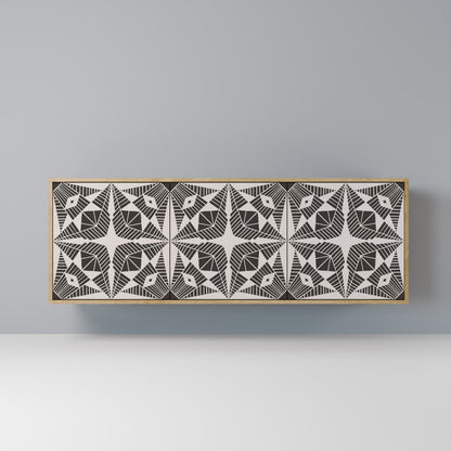 MONOCHROME NEXUS 3-Door Sideboard in Oak Effect