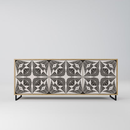 MONOCHROME NEXUS 3-Door Sideboard in Oak Effect