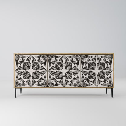 MONOCHROME NEXUS 3-Door Sideboard in Oak Effect